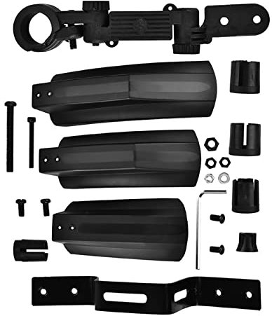 Yctze Schnellspanner-Schutzblech-Set für Vorder- und Hinterreifen, Langlebiger Fahrrad-Schutzblech, Ideal für Radfahren Im Freien, Geeignet für Fahrräder mit Fetten Reifen