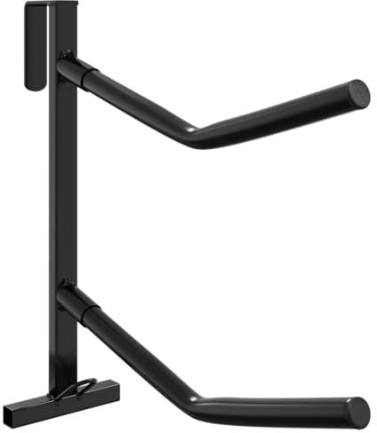 vidaXL Soporte Montura 2 Brazos portátil con Gancho Brida Hierro Negro, bastidores de sillas de Montar, sillero, Soporte de Silla de Montar portátil