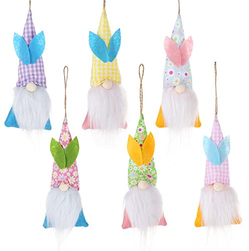 yanwuwa 6 Stück/Set Niedlicher Zwerg Elfe für Dekor Zwerg für Mädchen Zimmer Decora Plüsch Zwerge Dekor Weihnachtsschmuck Dekorationen für Kinder