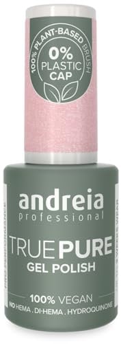 Andreia Professional Hema Free Gel Polish - TRUE PURE 21 Free and 100% Vegan for Sensitive Nails - Semi-Permanent UV LED Soak Off Gel Nail Varnish - 10.5ml (Colourful)