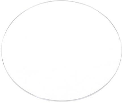 sourcing map Watch Crystal Glass Len 32.5mm Dia 1.5mm Thick Flat Round Clear Sapphire Glasses Watches Face Crystals Lens Replacement for Watchmaker Repair