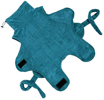 CIYODO Manteau pour Chien De Taille Doux Et en Peluche Pyjama pour Chien Peignoir À Séchage Rapide Taille L pour Temps Froid