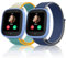 chinbersky 2 Stück Nylon Loop Armband kompatibel mit Xplora X6 Armband, Kids Smartwatch Klettverschluss Mädchen Jungen Verstellbare Geflochtenes Stoff Ersatzbänder für Xplora X6 Play