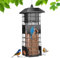 Vogelfutterspender - Hängend Vogelfutterspender für Wildvögel, Metall Vogel Futterstation, Futterstationen für Wildvögel,Futterspender in Garten/Balkon