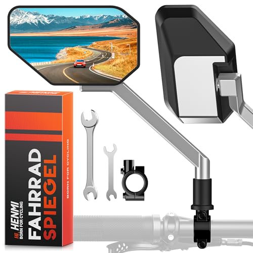 Fahrradrückspiegel für Lenker Drehspiegel Rückspiegel Lenkerspiegel für Fahrrad rennrad Mountainbikes radfahrer (Mechanisches Design-Modell)