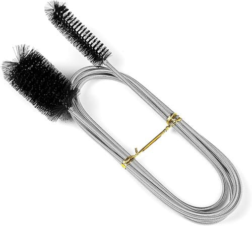 Dumhuts Flexible Reinigungsbürste aus Edelstahl (155 cm), ideal für die Reinigung von Aquarienschläuchen, korrosionsbeständig und einfach zu verwenden