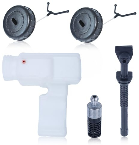 AUMEL 2 Kraftstofftankdeckel mit Öltank Ölfilter Ölschlauch für Stihl MS180 MS170 018 017 MS 180 170 Kettensäge ersetzt 1130 350 0500 Ersatzteile