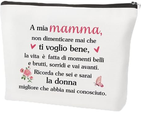 Regalo Festa Della Mamma, Regali Mamma Idee Cosmetici Borsa Pochette Originali Compleanno Natale Pasqua Pensione Anniversario Valentino Festa della Donna Decorazioni