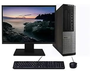 Dell Little Phoenix Optiplex 7010 DT i5-2400 16GB RAM 240GB SSD Windows 11 con WiFi y Pantalla 20 + Teclado y Ratón Incluidos (Reacondicionado)