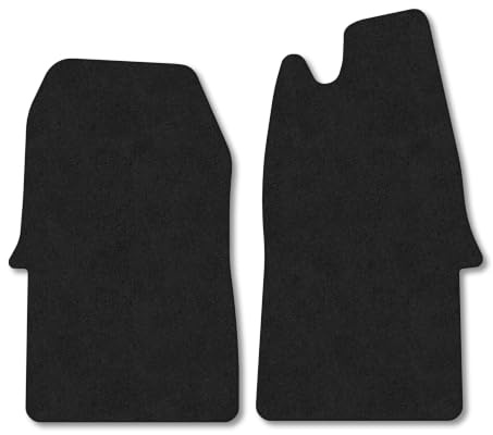 Maxus eDeliver 7 (2023+) Carpet Car Mats | Black Edge Trim Tailored Fit Floor Mats Full Coverage Protection Accessories Easy Clean Anti Slip Made in the UK
