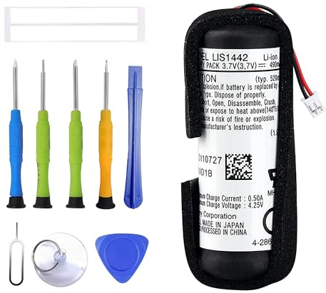 ERYNK LIS1442 Batteria di ricambio compatibile con Sony PS3 PlayStation 3 Move Navigation Controller batteria di ricambio con set di attrezzi