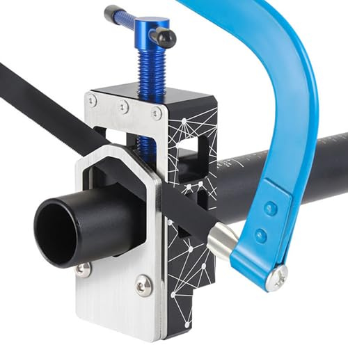 Bicycle Handlebar Saw Guide Fork Steerer Seat Post Handlebar Cutting Tool | Bicycle Front Fork Cutter Repair Parts Saw Retainer Tool Align Cut Accessories Jig for Fork Steerer, Seat Post, Handleba