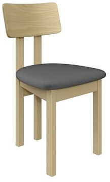 Mirjan24 Esszimmerstuhl Kizeko II, Polsterstuhl, Rahmen aus Buchenholz Gepolsterte Sitzfläche aus Stoff Stuhl für Arbeitszimmer Esszimmer Küchenstuhl (Sonoma/Kronos 22)