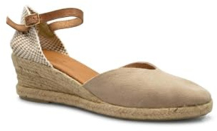 Melluso Espadrillas con Zeppa in Corda e Tomaia in camoscio Beige 018206q