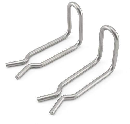 2PCS 304 Stainless Steel Pressure Washer Spring Hose Clamp Set | High Strength Hose Clips Compatible with Kärcher K3 K4 K5 K6 K7, Replacement Hose Pipe Clamp