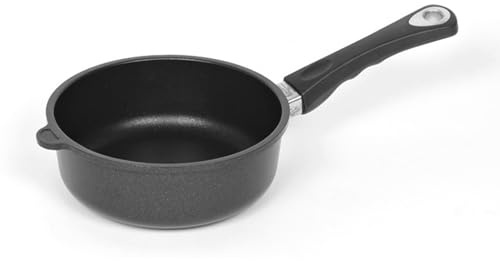 Lotus Gusspfanne - Hochrandpfanne Ø 20cm, Bodenmaß 15cm, Höhe 7,5cm, Deckelmaß 20cm