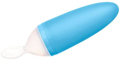 Boon Squirt - Cuchara dispensadora de comida infantil, color azul