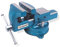 Unicraft Schraubstock Spannweite min. 125 mm, Spannbacken wechselbar, große Ambossfläche, 6350125