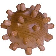 Croll & Denecke kleiner Massageball aus Holz mit Noppen
