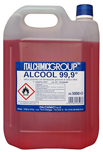 DENATURATED Alcohol 99.9° Certified LT. 5 1 PCS