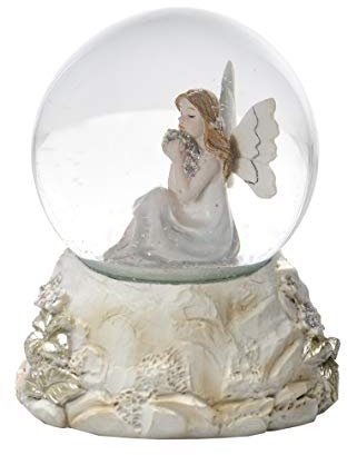 Mousehouse Gifts Palle di Neve Globo Elegante Ornamentale con Fata per Adulti o Bambini