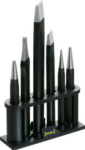 Hazet 750/6-1 Serie Di Scalpelli, Punzoni, Punteruoli, Multicolore, Numero Utensili 6