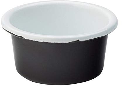 Eagle Enamel Black Ramekin 3.5inch / 9cm - Case of 12