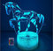 HPBN8 Ltd Kreative Pferd Nacht Licht Lampe Fernbedienung USB Power 7/16 Farben 3D LED Lampe Formen Kinder Schlafzimmer Geburtstag Weihnachten Geschenke