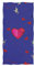 FANTAZIO Premium Baumwoll-Handtuch Amoren und Herzen Baumwolle Waschlappen