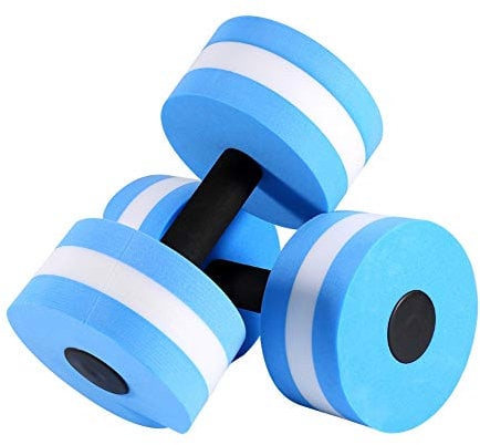 2 Stück Wasser Aerobic Schaum Hantel Aquatic Langhantel Aqua Fitness Barbells Schwimmbad Übung zur Gewichtsreduktion