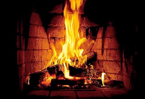 Renaiss 1.5x1m Kamin Fotografie Hintergrund Winter Brennendes Feuer Innen Weihnachtsdekor Hintergrund Urlaub Party Liefert Banner Dekoration Portrait Shooting Photo Booth Studio Requisiten