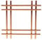 TRTO Cross Copper Kitchen Worktop Trivet Surface Protector Hot Pan Pot Stand Holder