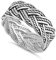 925 Sterling Silber Vintage oxidierter Ring Art Deco Handgemachter Schmuck (20)