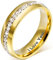 AMDXD Schmuck 18K Vergoldet Gold Herren Damen Ringe Zirkonia Pave Elegante Polished Hochzeit Ehering Für Valentinstag Größe 62 (19.7) - Gravuriert I Love You