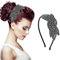 WLLHYF 1920er Jahre Stirnbänder für Frauen Weihnachten Schwarz Kristall Haarreif Strass Flapper Kopfstück 20er Jahre Vintage Haar Valentines Accessoire für Mädchen Kostüm Party