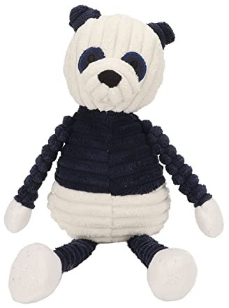 Plüsch Hundespielzeug in Panda Form Interaktives Plüschtier mit Emotionaler Erleichterung Langlebiges Kauspielzeug für Kleine und Mittelgroße Hunde