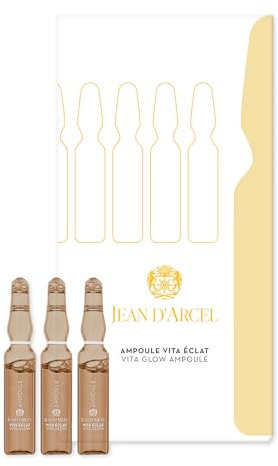 JEAN D'ARCEL AMPOULE VITA ÉCLAT - Vitamin C Glow Ampullen gegen Falten - Mit Vitamin C-Derivat - Vita Glow Ampoule - 5 x 2 ml