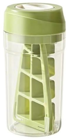 Osmond Ice Block Tray with 8 Compartments Portable Ice Molds for Kitchen for Kitchen Use Green