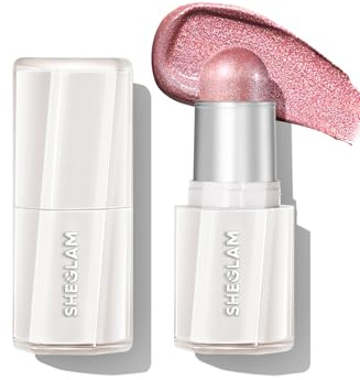 SHEGLAM Buttery Bling Highlighter stickCream Milk Makeup for Face-Rose Rush