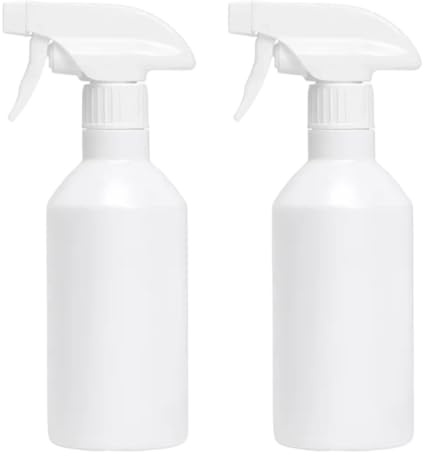2er Pack 500ml SprüHflasche Klein Desinfektions-SprüHflasche Spray Bottle,Alkohol-SprüHflasche FüR Den Haushalt GießKanne Leere Flaschen FüR Pflanzen/Haare/Haustier/Reinigung,WassersprüHflasche
