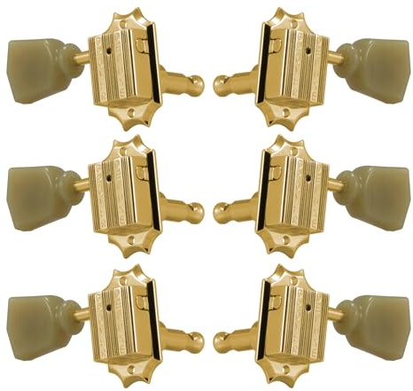 Grover 135G Vintage 3 per Side Machine Head, Gold