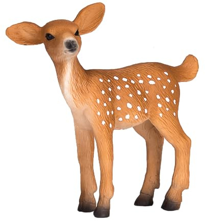 MOJO White Tailed Deer Fawn Woodland Wildlife Animal Model Toy Figure
