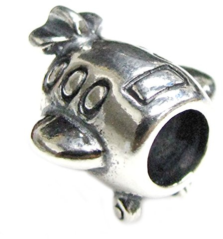 Queenberry Breloque en argent sterling Airbus Style européen Charm perle