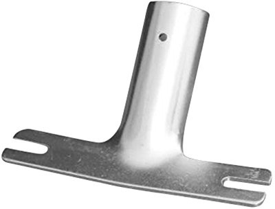 Bürstenfabrik - MADE IN GERMANY MAAL METALLAHLTER 24mm FÜR BESENSTIELE ERSATZTEIL METALLSTIELHALTER GESCHLITZT