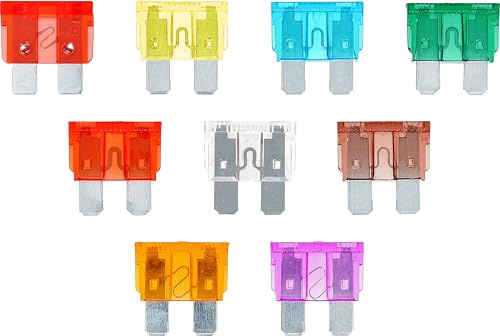 Sortiment Flachsicherungen Standard im Beutel, 3A-40A, 9 Stück