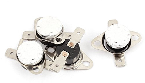 sourcing map Thermostat Température Thermique Contrôle Interrupteur KSD301 70°C/158℉ NC 4Pcs