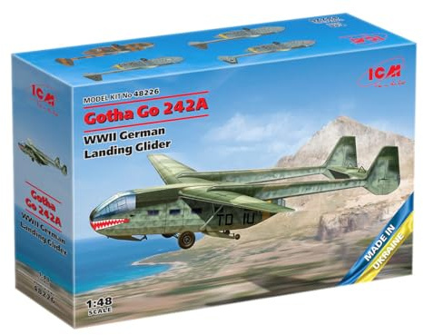 ICM 48226-1:48 Gotha Go 242A, WWII German Landing Glider - Neu