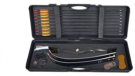 RAGIM Bogenset Recurvebogen Matrix Evo 68 Komplettset mit Pfeilen und viel Zubehör 32