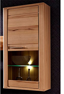 möbelando Hängevitrine Glasvitrine Vitrine Holzvitrine Vitrinenschrank Nature Plus I