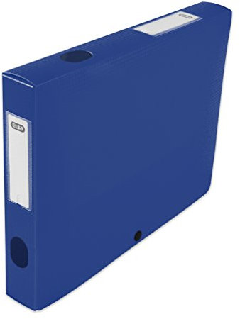 ELBA 400094622 Heftbox zu montieren Rücken 40 mm Polypropylen blickdicht 24 x 32 cm blau